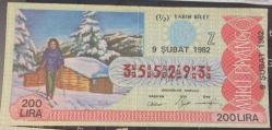 MİLLİ PİYANGO.9.ŞUBAT.1982.KAYAK.KIŞ MANZARASI.(Z)YARIM