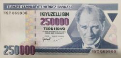 (250.000) İKİ YÜZ ELLİ BİN TÜRK LİRASI 7.EMİSYON 3.TERTİP ÇİL+++ H87 069900
