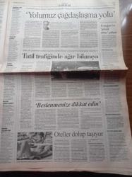 Cumhuriyet Gazetesi - 23 Ekim 2006 - Ermeni Olayının Boyutları Ve Sevr Paranoyası - Emre Kongar - Milli Eğitim Bakanı Hüseyin Çelik Okullarda Çince Öğretilecek - Bomonti Bira Fabrikası Kültür Merkezi Olsun - Arthur Zico Revizyon Yaptı - İspanyol Pilotu Fernando Alonso Şampiyon - Duble Yol Çekirdek Tarlası - Ali Babacan - Yeşil Sermaye Rafta - Aranan Adam Yimpaş Holding Yönetim Kurulu Başkanı Dursun Uyar Cenazede - Bekaret Tartışması - Cumhurbaşkanı Ahmet Necdet Sezer