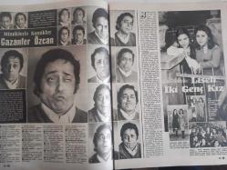 Ses Haftalık Aktüalite Sinema Tiyatro Müzik ve Gençlik Mecmuası Dergisi - 19 Mayıs 1973 - Sayı:21 - Serdar Gökhan - Fatma Belgen - Füsun Önal - Bora Ayanoğlu - Mine Koşan - Ülkü Erakalın - Ahmet Özhan - Temel Gürsu - Hale Soygazi - Berç Kürkçüyan - Esin Engin - Türkan Şoray - Murat Soydan - Muazzez Arçay - Gazanfer Özcan - Nilüfer - Yasemin - Akın Tekstil Reklamı - Emel Sayın - Murat Soydan - Zaliha - Nurhan Damcıoğlu - Cahit Tanman - Cahit Tanman - Meryem Ana - Sevda Ferdağ - Rod Taylor - Mary Hilem - Orhan Gencebay - Hale Soygazi - İzzet Günay - Cutex Ruj Reklamı - Fatma Belgen - Serdar Gökhan - Adnan Veli - Umur Bugay - Oktay Arayıcı - Ülkü Tamer - Sadık Şendil - Kardemir Konduk - Cengiz Gündoğdu - Ferhan Şensoy - Zeki Alasya - Haldun Taner - Rupen Özer - Zeki Alasya - Kemal Sunal - Ayşen Gruda - Metin Akpınar - Ahmet Gülhan - Bilge Şen - Nevin Larçinoğlu - Ediz Hun - Tam Takım Dergi