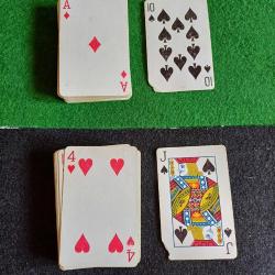 Hamilton Oyun Iskambil Kağıdı 2 deste.Montauk Feneri ve Rockport Liman baskılı