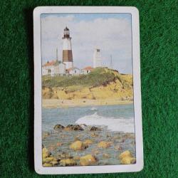 Hamilton Oyun Iskambil Kağıdı 2 deste.Montauk Feneri ve Rockport Liman baskılı