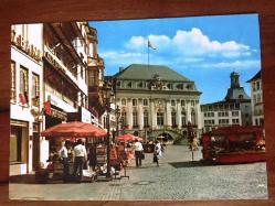 ŞEHİR KARTPOSTALI, ALMANYA BONN KENTİ ÇARŞISI, ARKASI YAZILI, RENKLİ, 11 X 15 CM EBADINDA - 1940'LAR, 1950'LER, 1960'LAR, 1970'LER 1980'LER