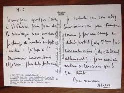 ŞEHİR KARTPOSTALI, FRANSA'DAN MUHTEŞEM BİR DAĞ VE YAYLA MANZARASI, ARKASI YAZILI, RENKLİ, 11 X 15 CM EBADINDA - 1940'LAR, 1950'LER, 1960'LAR, 1970'LER 1980'LER