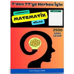 Labirentli Matematik Bölme İşlemi Kitabı
