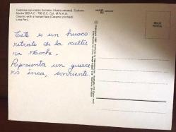 HEDİYE KARTPOSTALI, MOCHICA UYGARLIĞI GÜLEN ADAM TEMALI TARİHİ VAZO, ARKASI YAZILI, RENKLİ, 11 X 15 CM EBADINDA - 1940'LAR, 1950'LER, 1960'LAR, 1970'LER 1980'LER