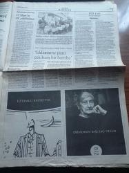 Cumhuriyet Gazetesi - 12 Mart 2010 -  Yaşar Kemal Turhan Selçuk'ta İnsanlık Ağlarken Gülendir - 4 Bin Yıllık Beyinleri Bor Korumuş - Keçi İki Kişiyi Vurdu - Fenerbahçe Voleybol Takımı Tarih Yazdı - Recep Tayyip Erdoğan Deprem Bölgesinde - ABD Dışişleri Bakanı Hillary Clinton - Turhan Selçuk'u Yitirdik - Komutanlar Poyrazköy'de - Mandela Ve Atatürk