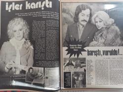 Ses Haftalık Aktüalite Sinema Tiyatro Müzik ve Gençlik Mecmuası Dergisi - 8 Mart 1975 - Sayı:10 - Türkan Şoray - Ali Rıza Binboğa - Cici Kızlar - Ediz Hun - Semiha Yankı - Kemal Ebcioğlu - Yaşar Kekeva - Atilla Kurtbaş - Muazzez Abacı - Fatma Girik - Türkan Şoray - Tarık Akan - Hülya Koçyiğit - Zeki Alasya - Metin Akpınar - Kartal Tibet - Ediz Hun - Necla Nazır - Hale Soygazi - Anne Marie David - Neşe Karaböcek - Müjdat Gezen - Penaten Çocuk Kremi Reklamı - Jack Nicholson - Faye Dunaway - Valerie Perrine - Lenny Bruca - Nilüfer - Füsun Önal - Hıfzı Topuz - Cihan Ünal - David Jansshen - Yılmaz Dağdeviren - Konfor Yatak Reklamı - Adnan Şenses - Ahmet Özhan - Hülya Darcan - Tanju Korel - Mahmut Hekimoğlu - Meral Zeren - Angela Luce - Rosanna Fratello - Valentina Greco - Taner Şener - Tarık Akan - Necla Nazır - Gönül Akkor - Esin Engin - Tina Turner - Füsun Önal - Demis Roussos - Mine Koşan - OMO Deterjan Reklamı - TOFAŞ Araba Reklamı - Tam Takım Dergi