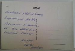 KARLI DAĞLAR VE YEMYEŞİL ÇİMENLERDE OTLAYAN KOYUNLAR KARTPOSTALI,ARKASINA YAZILMIŞ,RENKLİ, 11 X 15 CM EBADINDA