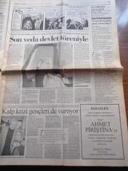 Cumhuriyet Gazetesi - 17 Haziran 2004 - Leyla Zana'dan Şehit Ailesine Ziyaret - Hayatını Kaybeden İzmir Büyükşehir Belediye Başkanı Ahmet Piriştina'ya Devlet Töreni - Yaşar Büyükanıt Sinsi İrticayla Mücadele Sürecek - Mehmet Okur Tarihe Geçti - İstanbul'da NATO Eylemleri - Rüşvetin Saklandığı Ev Aranamıyor - Neşter 2 Operasyonu