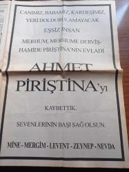 Cumhuriyet Gazetesi - 17 Haziran 2004 - Leyla Zana'dan Şehit Ailesine Ziyaret - Hayatını Kaybeden İzmir Büyükşehir Belediye Başkanı Ahmet Piriştina'ya Devlet Töreni - Yaşar Büyükanıt Sinsi İrticayla Mücadele Sürecek - Mehmet Okur Tarihe Geçti - İstanbul'da NATO Eylemleri - Rüşvetin Saklandığı Ev Aranamıyor - Neşter 2 Operasyonu
