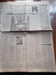 Cumhuriyet Gazetesi - 29 Kasım 1999 - Naim Süleymanoğlu Yüzyılın Haltercisi - Ahmet Taner Kışlalı - Rüştü Asyalı - Nazım Hikmet Kuvayı Milliye Destanı - Server Tanilli Solu Olmayan Toplum Sorunlu - ETA Ateşkesi Bozdu - Yargıtay Başkanı Sami Selçuk'un Ayetli Kararı - Galatasaray Lider Oldu - Rusya PKK'yı Kullanıyor