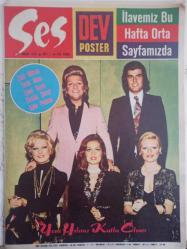 Ses Haftalık Aktüalite Sinema Tiyatro Müzik ve Gençlik Mecmuası Dergisi - 29 Aralık 1973 - Sayı: 1 - Zeki Müren - Tarık Akan - Emel Sayın - Türkan Şoray - Ajda Pekkan - Ahmet Arkan - Ferda Büyük - Yalçın Gülhan - Necla Nazır - Aytaç Arman - Tülin Örsek - Cemil Şahbaz - Cihan Gündüz - Hale Soygazi - Sevim Tuna - Ajda Pekkan - Yves Saint Laurent - Pierre Carden - Ajda Pekkan - Türkan Şoray - Cüneyt Arkın - Filiz Akın - Ayhan Işık - Fatma Girik - Tarık Akan - Emel Sayın - Zeki Müren - Ayşe Nana - Türkan Şoray Takvim Posteri - Emel Sayın - Ediz Hun - Fatma Girik - Cüneyt Arkın - Zeki Müren - Barış Manço - Yıldırım Önal - Hürrem Erman - Ertem Eğilmez - Murat Köseoğlu - Ümit Utku - Yıldız Kenter - Ayhan Işık - Kamuran Usluer - Ahmet Mekin - Hülya Koçyiğit - Liza Minelli - Serdar Gökhan - Arçelik Süpürge Reklamı - Tam Takım Dergi