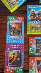clash royale özel seri oyun kartları 6 x 10 toplam 60 kart & kutusuz