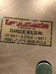 MS4---KURMAN ELECTRONICS USA ELEKTRİKLİ SAAT--ÇALIŞMASI BİLİNMİYOR