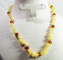 HaKiKi BALTIK DAMLA KeHRiBaR BEBEK-ÇOCUK KOLYEsi...Diş Çıkarma 4,5gr