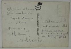 SEVGİ TEMALI AİLE KARTPOSTALI,ARKASINA YAZILMIŞ,RENKLİ, 11 X 15 CM EBADINDA