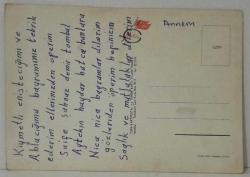 SEVGİ TEMALI AİLE KARTPOSTALI,ARKASINA YAZILMIŞ,RENKLİ, 11 X 15 CM EBADINDA