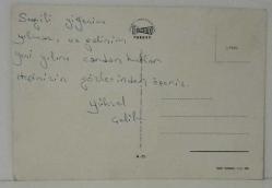 SEVGİ TEMALI AİLE KARTPOSTALI,ARKASINA YAZILMIŞ,RENKLİ, 11 X 15 CM EBADINDA