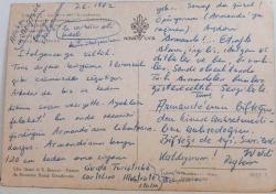MICHELANGELO TARAFINDAN YAPILMIŞ DAVUD HEYKELİ ERKEK UZVU KARTPOSTALI,ARKASINA YAZILMIŞ,RENKLİ, 11 X 15 CM EBADINDA