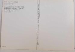 AMADEO MODIGLIANI TARAFINDAN ÇİZİLEN GÖMLEK İÇİNDE ÇIPLAK OTURAN KADIN RESMİ KARTPOSTALI,ARKASINA YAZILMAMIŞ,RENKLİ, 11 X 15 CM EBADINDA