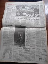 Cumhuriyet Gazetesi - 18 Ekim 1991 - Seçim Finali İstanbul'da - Refah Partisi Milletvekilleri Yüksekkaldırım'da Genelev Önünde Siyaset - Fahriye Abla - Müjde Ar - Nobel Ödüllü Udi Coase - PKK İstanbul'da Saldırdı