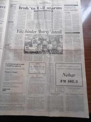Cumhuriyet Gazetesi - 10 Kasım 1997 - Türkiye Cumhuriyeti'nin Kurucusu Atatürk'ü Ölümünün 59. Yılında Anıyoruz - Eşber Yağmurdereli Özgür - İzmir 1 Mayıs Kutlaması - Fazıl Hüsnü Dağlarca 10 Kasım 1938'i İşitmek - İktidar Alarmda DYP Pazarlıkta - Milli Eğitimde Kadro Temizliği - Şarkıcı Nilüfer Yine Büyüledi