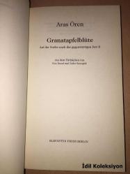 Granatapfelblüte - Aras Ören - Elefanten Press - Almanca Kitap (Nar çiçeği)