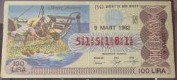 MİLLİ PİYANGO.9.MART.1982.BALIKÇILAR .(N)ÇEYREK