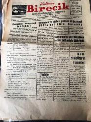 ŞANLI URFA - Kalkınan BİRECİK -  HAFTALIK SİYASİ MÜSTAKİL GAZETE  HALKIN SESİ HAKKIN  SESİDİR - YEREL TAŞRA BASINI  - 29 EYLÜL 1967- YIL:1 SAYI :39 -DOĞUNUN  KALKINMASI VE BİRECİK- MAHMUT NEDİM ANILAN-Caddelerde  Motosikletler  felaket saçıyor -Birecik ve çevresine ait hava tahmin raporu -22 EKİM DE NURİ SESİ GÜZEL ŞEHRİMİZDE -Birecik Lisesi Marşı  - Halil Hulki Yaşar -Birecik  Lisesi Müdürlüğünden  -Birecik Belediyesinden İLAN -Birecik Asliye Hukuk  Hakimliğinden -İlan Birecik Asliye Hukuk Mahkemesinden -Birecik Belediyesinden  -Lüzumlu  Telefonlar -İLAN -Birecik  Devlet Hastanesi Baştabipliğinden -
