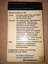 Der Fischer Weltalmanach 1963 - Prof Dr Gustav Fochler Hauke - Fischer Bücherei - Almanca Kitap (Fischer Dünya Almanağı 1963)