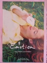 Şamdan Magazin Dergi 14 Haziran 1998 önlü arkalı 2 sayfa Aycin İnci kapak resim,Emotion Parfüm reklamı 28*41cm