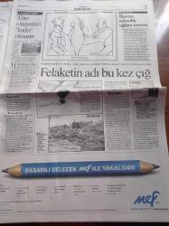 Cumhuriyet Gazetesi - 7 Mart 2004 - Fenerbahçe Başkanı Aziz Yıldırım'dan Sadettin Saran'a Savaş - Fethullah Gülen'in Serüveni Yazı Dizisi - Grup Yorum'un Eski Solisti Gülbahar - Funda Arar - İlk İnsana Ait Dişler Bulundu - Emekçilerden Başbakan Recep Tayyip Erdoğan'a Protesto - Madenler Mercek Altında - Basın Özgürlüğü Kalmadı - Deniz Baykal - Masum Türker - Yunanistan'da Seçim Heyecanı