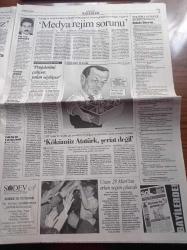 Cumhuriyet Gazetesi - 7 Mart 2004 - Fenerbahçe Başkanı Aziz Yıldırım'dan Sadettin Saran'a Savaş - Fethullah Gülen'in Serüveni Yazı Dizisi - Grup Yorum'un Eski Solisti Gülbahar - Funda Arar - İlk İnsana Ait Dişler Bulundu - Emekçilerden Başbakan Recep Tayyip Erdoğan'a Protesto - Madenler Mercek Altında - Basın Özgürlüğü Kalmadı - Deniz Baykal - Masum Türker - Yunanistan'da Seçim Heyecanı