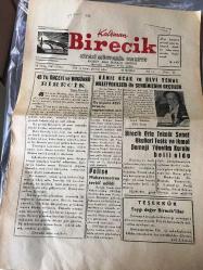 ŞANLI URFA - Kalkınan BİRECİK -  HAFTALIK SİYASİ MÜSTAKİL GAZETE  HALKIN SESİ HAKKIN  SESİDİR - YEREL TAŞRA BASINI  -20  Ekim 1967-YIL :1 SAYI :45-  45 yıl önceki ve bugünkü  BİRECİK - EMİN  KARAKUŞ -KAMİL  OCAK VE ULVİ YENAL  MİLLETVEKİLLERİ İLE ŞEHRİMİZDEN GEÇTİLER -Üç  kişinin 3225 lirasını ceplerinden aldı -Polise Mukavemetten tevkif geldi -Birecik Orta Teknik Sanat Okulları  Tesis ve İkmal Derneği Yönetim Kurulu Belli oldu -Teşekkürler Saygı değer Birecikliler  Arif  Çıkıntaş -Elektrik Fabrikası Baş Makinisti  Kalp Krizinden Vefat etti -Mustafa KANAR -resmi ve sivil terzi -lüzumlu telefonlar -İlan Birecik  Asliye Hukuk Hakimliğinden -BİRECİK Belediyesinden -Birecik Orta Teknik  Sanat Okulları Tesis ve İkmal Derneği-