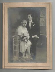 GELİN DAMAT ESKİ KARTON FOTOĞRAF / HER ZAMAN BU KADAR GÜZELİ ÇIKMAZ...