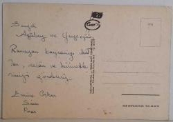 KIRMIZI GÜLLER ÜSTÜNDE DURAN MİNİK SERÇELER KARTPOSTALI,ARKASINA YAZILMIŞ,RENKLİ, 11 X 15 CM EBADINDA