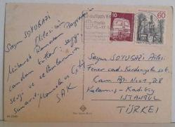 MİNİK TATLI KEDİ YAVRUSU KARTPOSTALI,ARKASINA YAZILMIŞ,PULLU,RENKLİ, 11 X 15 CM EBADINDA