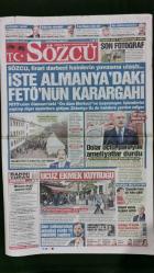 Sözcü Gazete 10 Ekim 2018 İşte Almanya'daki Fetö'nün Karargahı,Kemal Kılıçdaroğlu,Zekeriya Öz,Meral Akşener,Berat Albayrak,Devlet Bahçeli,Olivier Giroud,Fatih Terim,Fernando Muslera,Fikret Orman,Damien Comolli,Phillip Cocu,Michael Frey,Kıraç,Orhan Gencebay,Korkmaz Karaca,Hülya Koçyiğit,Burhan Kuzu,Nihat Zeybehçi,Deniz Akkaya