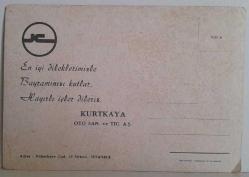 BÜYÜK BOYNUZLU KABARIK TÜYLÜ KOÇ KARTPOSTALI,ARKASINA YAZILMAMIŞ,RENKLİ, 11 X 15 CM EBADINDA