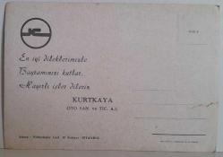 BÜYÜK BOYNUZLU KABARIK TÜYLÜ KOÇ KARTPOSTALI,ARKASINA YAZILMAMIŞ,RENKLİ, 11 X 15 CM EBADINDA