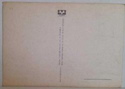 BÜYÜK BOYNUZLU VE KABARIK TÜYLÜ KOÇ KARTPOSTALI,ARKASINA YAZILMAMIŞ,RENKLİ, 11 X 15 CM EBADINDA