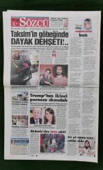 Sözcü Gazete 22 Mart 2018 Hürriyet SATILDI,Aydın Doğan,Yıldırım Demirören,Erdoğan Demirören,Necati Şentürk,Şamil Tayyar,Mustafa Elitaş,Donald Trump,Karen McDougal,Mustafa Cengiz,Fatih Terim,Abdurrahim Albayrak,Aykut Kocaman,Yuto Nagatomo,Oğuzhan Özyakup,Şenol Güneş,Özgür Özel,İsmail Metin Temel,Engin Özkoç,Deniz Baykal,Recep Tayyip Erdoğan,Atilla Sertel