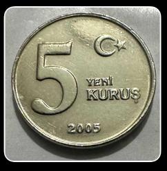2005 - 5 YENİ KURUŞ (YKrş.) TCM05 “ÇİL”