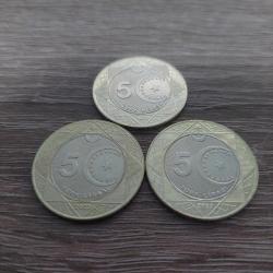 Yeni 5tl - Cumhuriyetimizin 100. Yılına Özel Madeni Hatıra Para