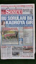Sözcü Gazete 10 Mart 2018 Bu Soruları Bil Kadroya Gir,Zeynep Altıok,Murat Sabuncu,Ahmet Şık,Kim Jong-Un,Fikret Orman,Ali Fatinoğlu,Aykut Kocaman,Mustafa Cengiz,Muharrem Usta,Serap Özçelik Arapoğlu,İsmail Kahraman,Muammer Kaddafi,Can Dündar,Recep Tayyip Erdoğan,Donald Trump