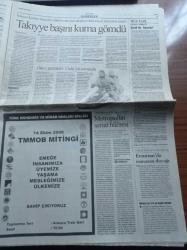 Cumhuriyet Gazetesi - 13 Ekim 2006 - Google'dan Microsoft'a Darbe -Başarılı Tenisçi İpek Şenoğlu- - Rallide Fırtına Koptu - Bol Sıfırlı Bir Müzayede - Cüce Gezegen Su Kaynağı Olabilir - Orhan Pamuk Nobeli Aldı - Ermeni Tasarısı Fransız Parlamentosu Tarafından Kabul Edildi - Mehmetçik Lübnan'a Uğurlandı
