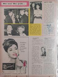 Ses Haftalık Aktüalite Sinema Tiyatro Müzik ve Gençlik Mecmuası Dergisi - 7 Aralık 1963 - Sayı:50 - Zeki Müren - Olcay Ahıskalı - Pierre Cardin - Jeanne Moreau - Fikret Hakan - Türkan Şoray - Tamer Güvenç - Meliha Şoray - Stephen Boyd - Frank Sinatra - Altan Karındaş - Esin Avcı - Çetin Köroğlu - Kartal Tibet - Fikret Tartan - Serap Tayfur - Teoman Özer - Asude Zeybekoğlu - Handan Uran - Meral Gözendor - Elçin Şanal - Oya Şensev - Prens Philip - James Mitchum - Ariene Dahl - Joan Crawford fotoğraf ve haberi - Dergi Tam Değildir Sadece 12 Sayfası Mevcuttur