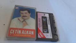 ÇETİN ALKAN ALIŞMIŞIM BİR KERE  KAĞIT  BASKI KASET