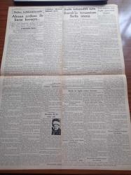 Cumhuriyet Gazetesi - 13 Şubat 1940 - Tıpkıbasım - Kavuklu Ali De Vefat Etti - Dede Korkut Masalları - Çardak Şarabı - Fazıl Ahmed Aykaç - İsmet İnönü - Büyük Bir İngiliz Ordusu Süveyşte - Roosevelt'in Tavassutunu Berlin İstemiş - Kafkasyada Hazırlık - Times Gazetesine Göre Almanlar Batumda İstihkam Yapıyorlarmış - Hitler - Mussolini - Münih Konferansı